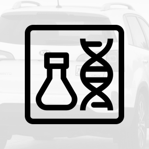 Наклейка на автомобиль Химия / Биология